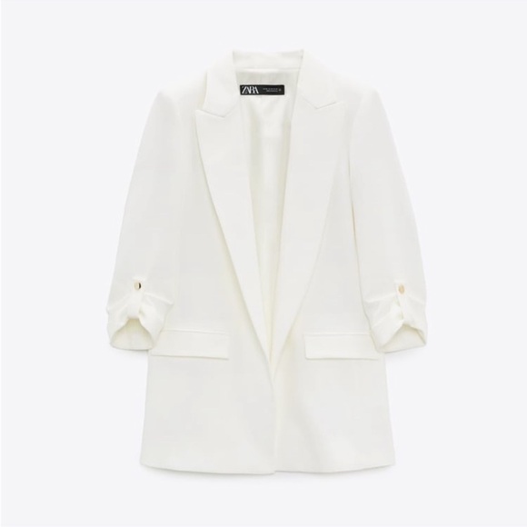 zara rolled up blazer blogger fav - Picture 8 of 10